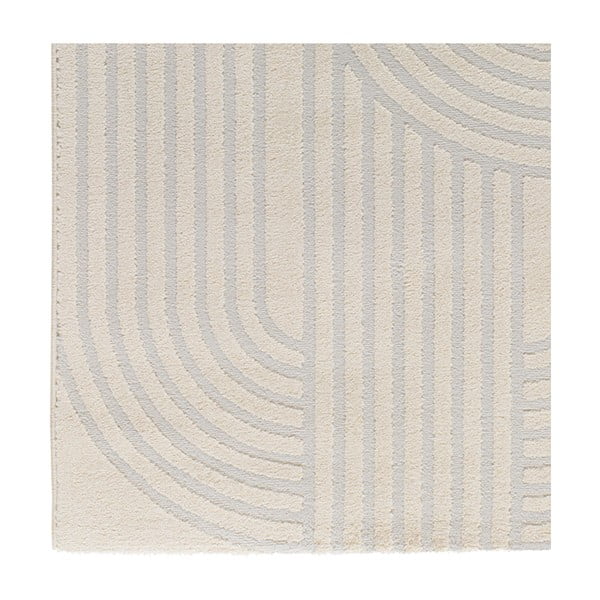 Šviesiai pilkos spalvos/dramblio kaulo spalvos kilimas 160x230 cm Baresa – Universal-image-4