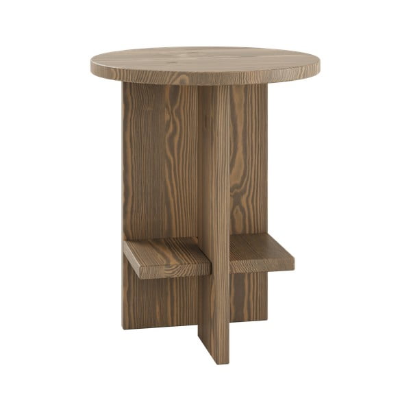 Rudas apvalus žurnalinis staliukas Rondure - Karup Design-image-1