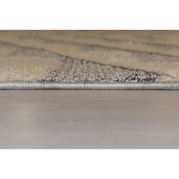Kreminės ir pilkos spalvos kilimas Flair Rugs Hampton, 120 x 170 cm-image-3