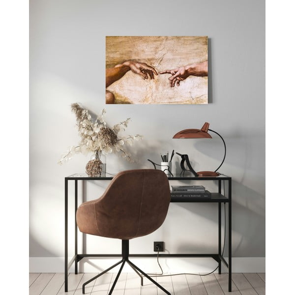 Michelangelo Buonarroti reprodukcija Creation of Adam, 70 x 45 cm-image-1