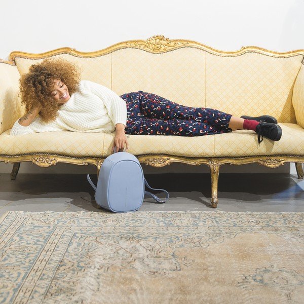 Šviesiai mėlyna "XD Design Elle Fashion" moteriška saugi kuprinė, 6,5 l-image-1