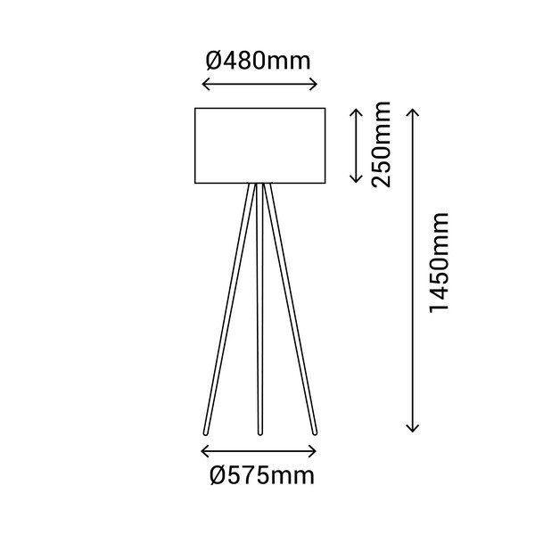 Pastatomas šviestuvas iš rotango SULION Rattan, aukštis 145 cm-image-3