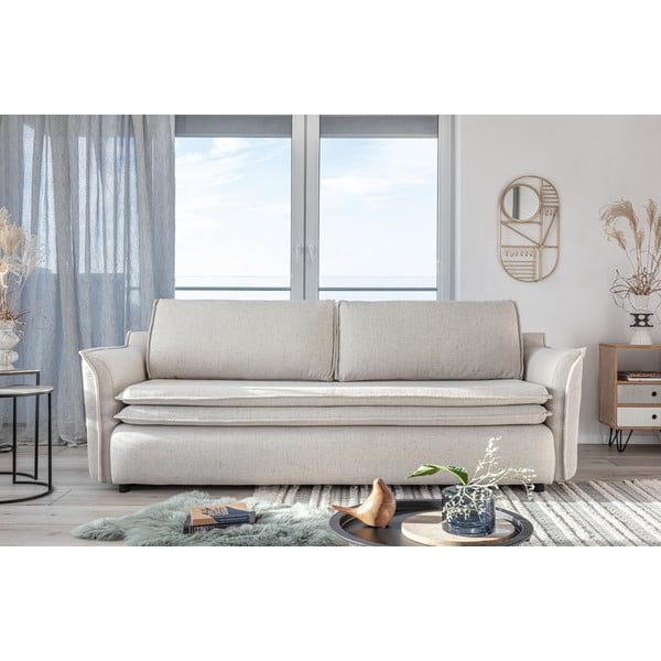 Smėlio spalvos sofa-lova Miuform Charming Charlie-image-1