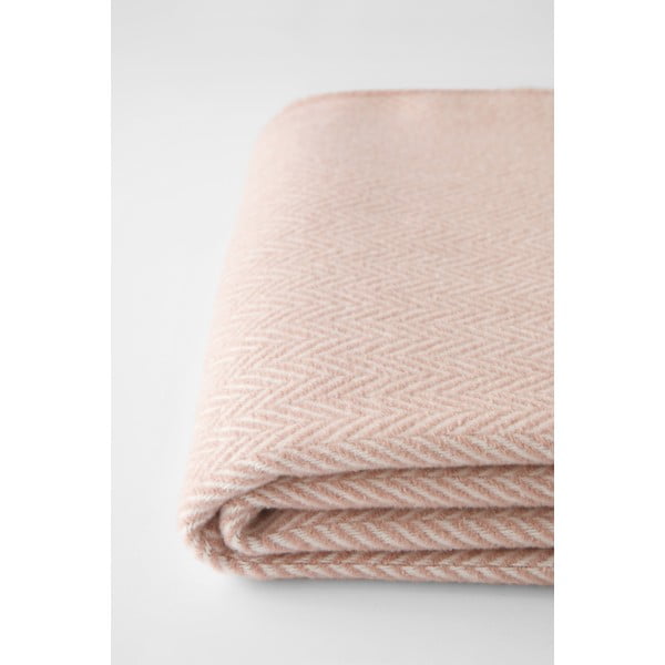Rožinis medvilninis pledas Euromant Skyline, 140 x 180 cm-image-1