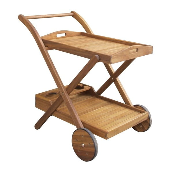 Sodo serviravimo vežimėlis iš akacijos medienos ADDU Henderson