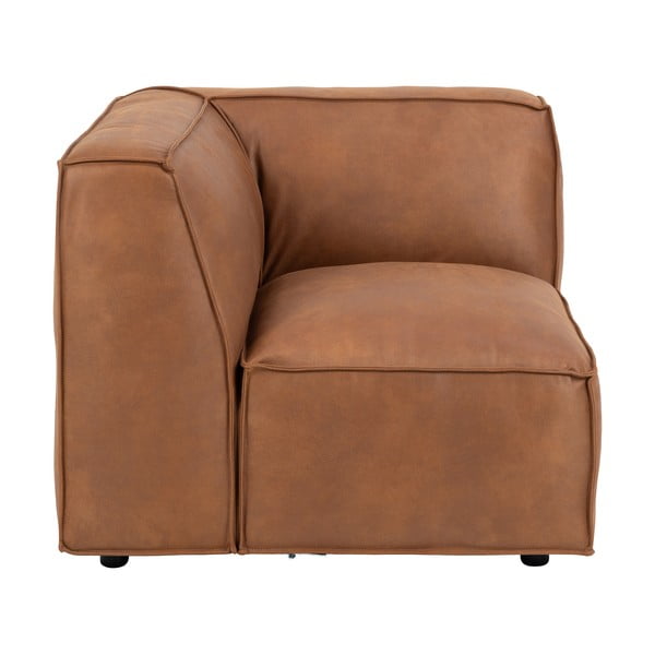 Modulinė sofa konjako rudos spalvos Fairfield Kentucky – Bonami Selection
