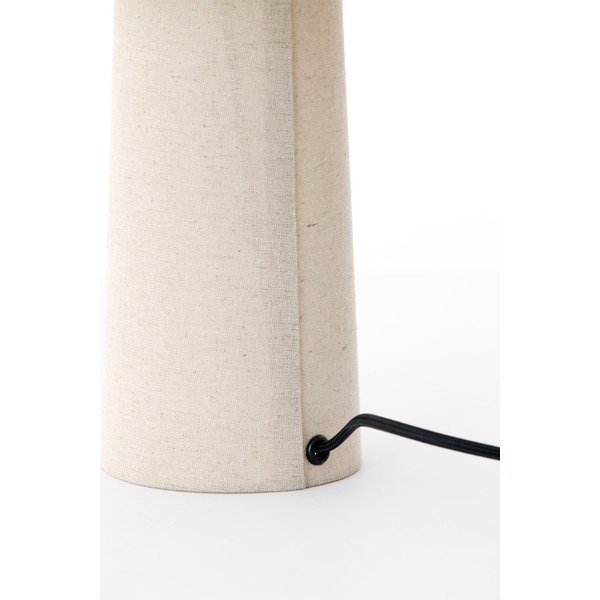 Baltos spalvos stalinis šviestuvas (aukštis 50 cm) su tekstiliniu gaubtu Musaby – Light & Living-image-2