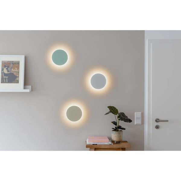 Šviesiai geltonas LED sieninis šviestuvas su USB laikmačiu / nuotoliniu valdymu ø 19 cm Dot - Remember-image-2