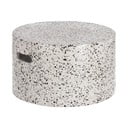 Baltas betoninis stalas Kave Home Jenell, skersmuo 52 cm