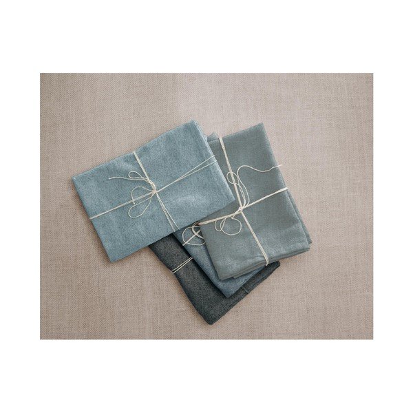 4 lininių servetėlių rinkinys Really Nice Things Blue Gradient, 43 x 43 cm-image-1