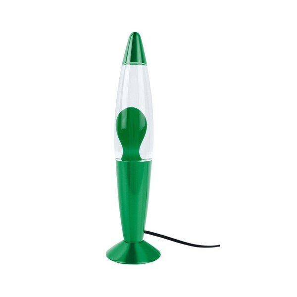 Žalios spalvos iš stiklo lavos lempa (aukštis 35,5 cm) Funky Rocket Lava – Leitmotiv