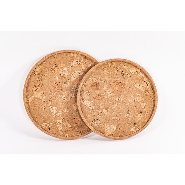 Padėklas iš kamštinio pluošto  ø 40 cm Querco – ZicZac-image-2