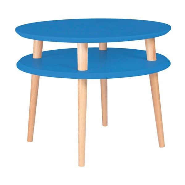 Mėlynas kavos staliukas "Ragaba Ufo", ⌀ 57 cm