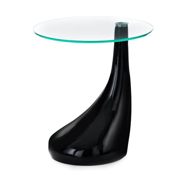 Apvalus stalas su stikliniu stalviršiu ø 45 cm Pop - Tomasucci