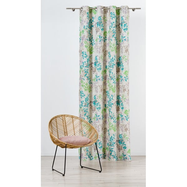 Užuolaida žalios spalvos/smėlio spalvos 140x245 cm Serenity – Mendola Fabrics