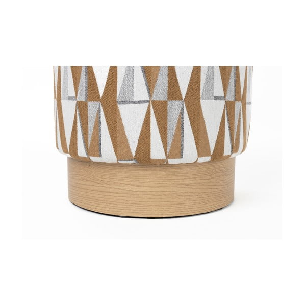 Rudos spalvos pufas Ziggy – White Label-image-3