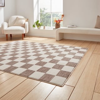 Kilimas rudos spalvos 200x290 cm Baltimore – Think Rugs