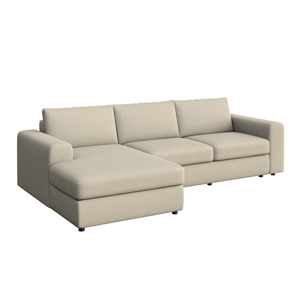 Smėlio spalvos kampinė sofa (su kairiuoju kampu/su gultu) Baga – Rodier-image-2