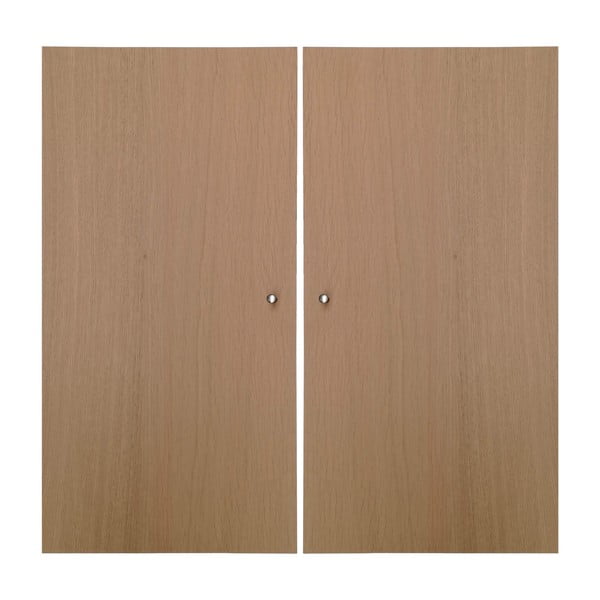 Ąžuolinės durys modulinei lentynų sistemai 2 vnt. 32x66 cm Mistral Kubus - Hammel Furniture