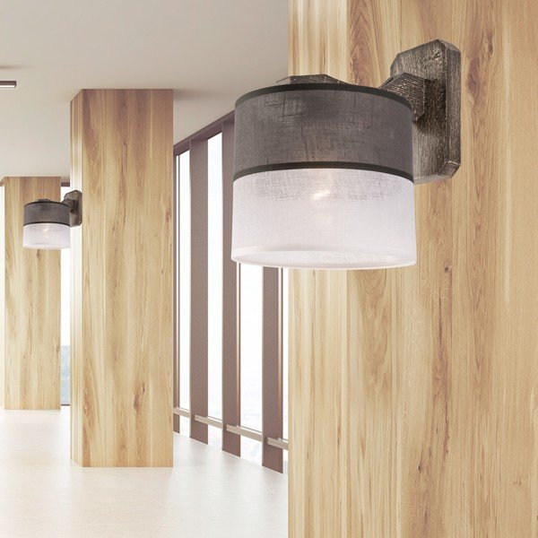 Sieninė lempa pilkos spalvos ø 16 cm Andrea – LAMKUR-image-2