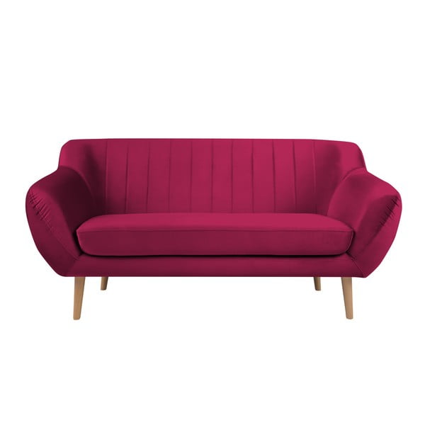 Rožinė dvivietė sofa Mazzini Sofas Benito