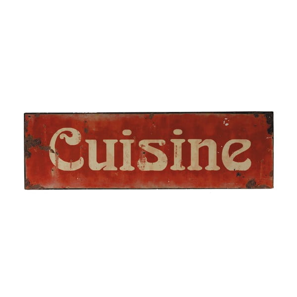 Metalinis ženklas "Antic Line Cuisine", 49 x 15 cm