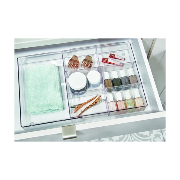Stalčių organizatorius iš plastiko Crystalline – iDesign/The Home Edit-image-1