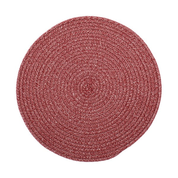 Rožinis medvilnės mišinio kilimėlis Tiseco Home Studio, ø 38 cm