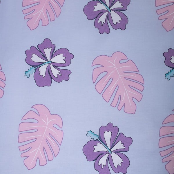 Mėlynos spalvos/violetinės spalvos iš medvilnės viengulė vaikiška patalynė 140x200 cm Lilo and Stitch "Cute" – Jerry Fabrics-image-4
