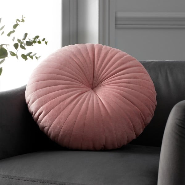 Iš velveto dekoratyvinė pagalvėlė ø 40 cm Round Soft Touch – Catherine Lansfield-image-1