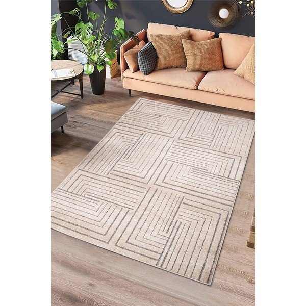 Kilimas smėlio spalvos 80x150 cm Paula – Universal-image-1