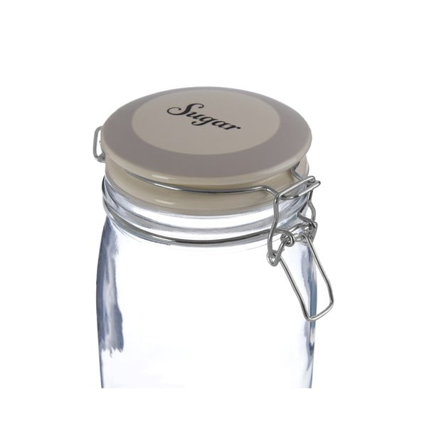 Iš stiklo  maisto laikymo indas cukrui Grocer – Premier Housewares-image-3