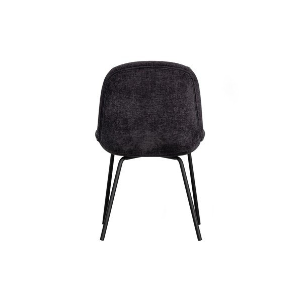 Valgomojo kėdės iš aksomo tamsiai pilkos spalvos 2 vnt. Crate – BePureHome-image-3