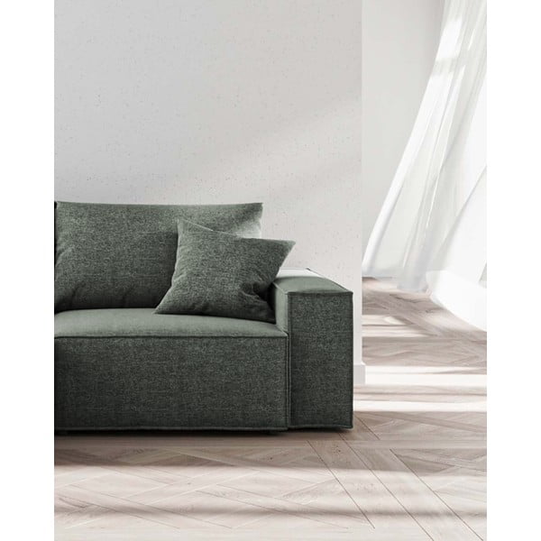 Kampinė sofa žalios spalvos Melow – Ghado-image-2