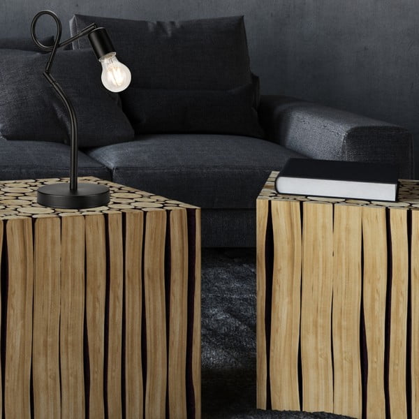 Stalinis šviestuvas juodos spalvos (aukštis 42 cm) Harry – LAMKUR-image-2