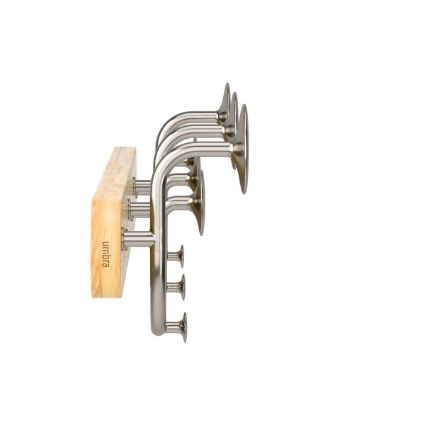 Balta natūralaus aliuminio sieninė pakaba Melody - Umbra-image-3