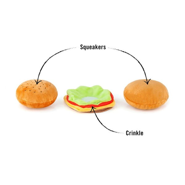 Žaislas šuniui Hamburger - P.L.A.Y.-image-3