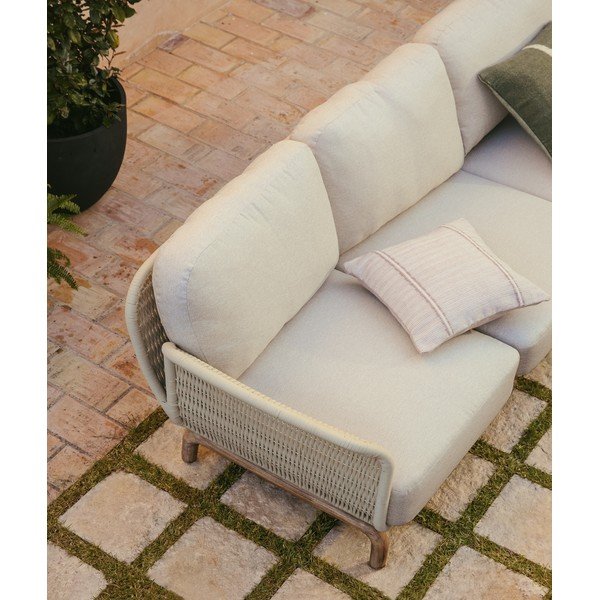 Smėlio spalvos iš audinio sodo sofa Alipa – Kave Home-image-2