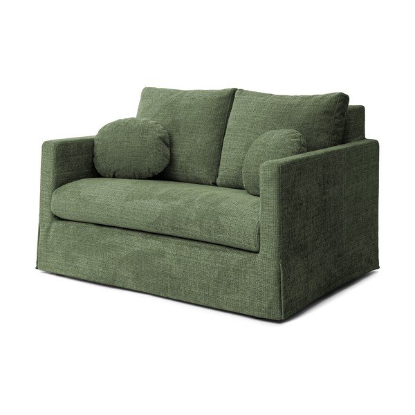 Žalios spalvos sofa 140 cm Paphos – Ropez