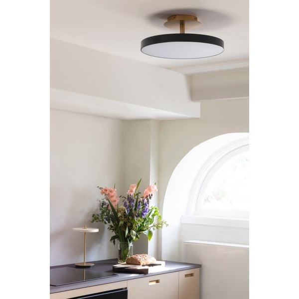 Lubinis šviestuvas juodos spalvos LED su metaliniu gaubtu ø 43 cm Asteria Up – UMAGE-image-4