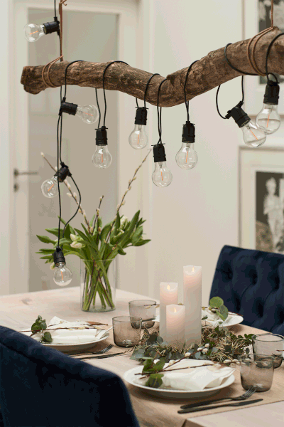 Baltos spalvos šviečianti dekoracija reikia baterijų ø 5 cm Sara Exclusive – Sirius-image-3