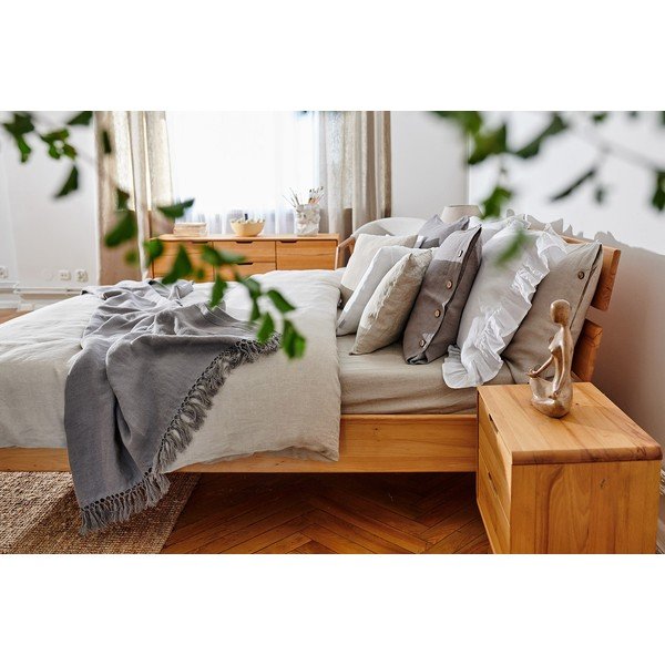 Dvigulė lova iš bukmedžio medienos 180x200 cm Greg 2 - The Beds-image-1