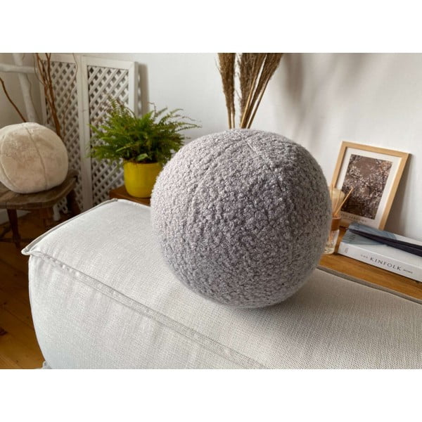 Iš boucle dekoratyvinė pagalvėlė ø 20 cm Top – Mioli Decor-image-4