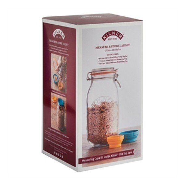 Maisto indas su matavimo taurėmis Kilner, 2 l-image-1