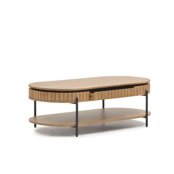 Žurnalinis staliukas iš mango medienos 130x65 cm Licia - Kave Home-image-4