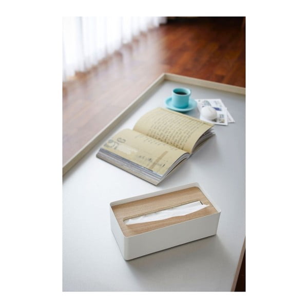 Baltas servetėlių dozatorius YAMAZAKI Tsu-image-2