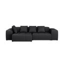 Juoda kampinė sofa (kintama) Rome - Cosmopolitan Design