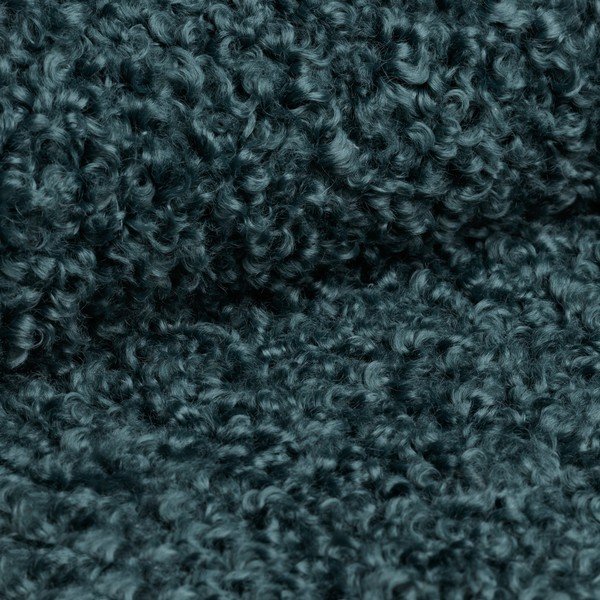 Smaragdinės spalvos taburetė iš boucle – Micadoni -image-3