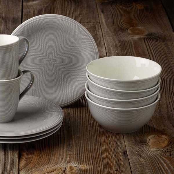 Baltai pilkas porcelianinis dubuo Villeroy & Boch Like Color Loop, 0,75 l-image-1