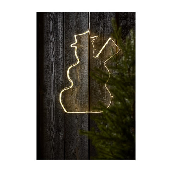 Pakabinama LED dekoracija Best Season Lumiwall Snowman-image-1